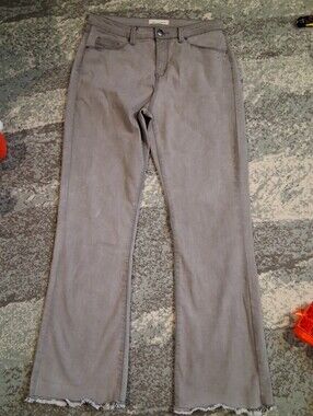 Angel gray mid-rise Flare  jeans